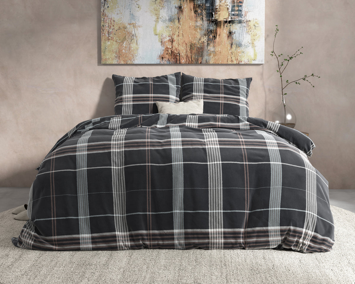 Dekbedovertrek DH Flanel Bruce Taupe