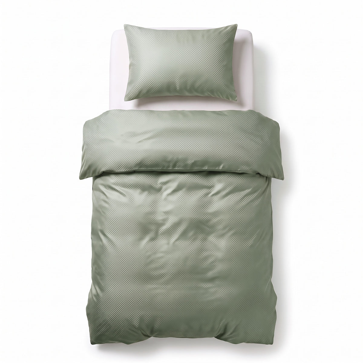 Dekbedovertrek Satin Point Groen