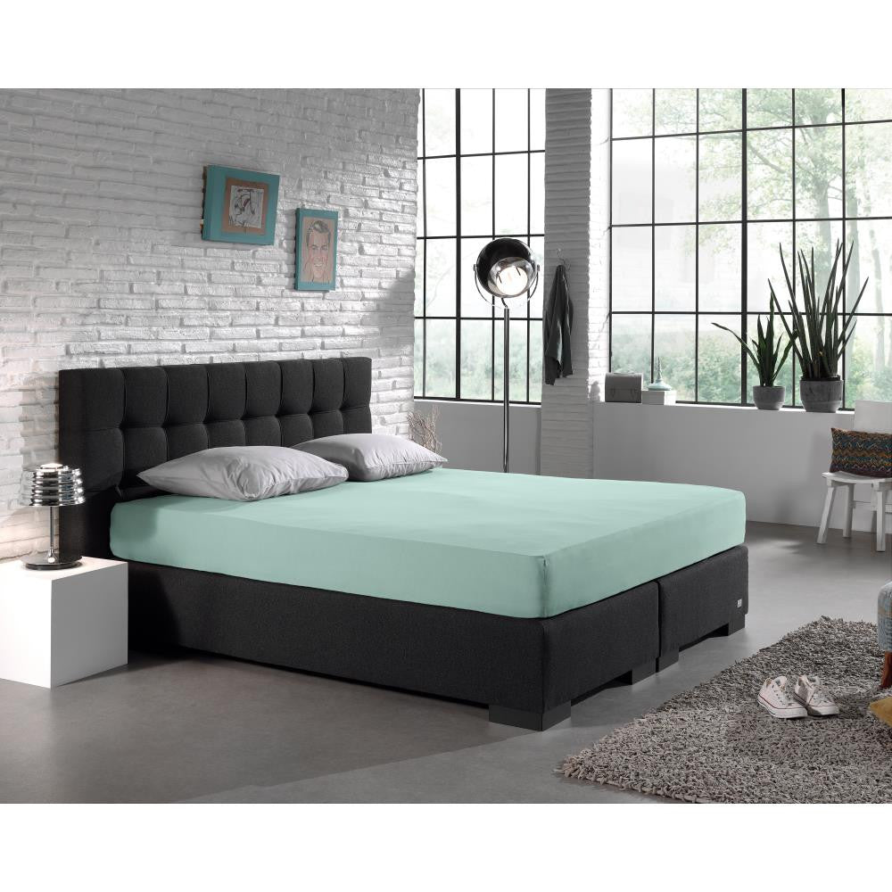 Dubbel Jersey 220 gr. Hoeslaken Pastel Blauw