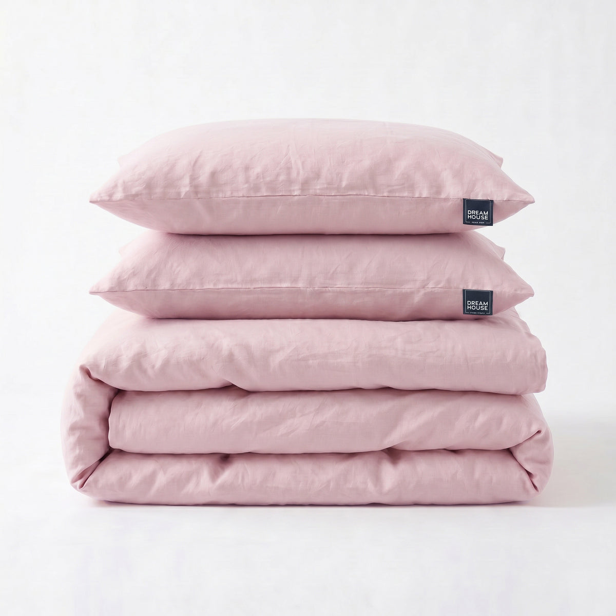 Dekbedovertrek Stone Washed Roze