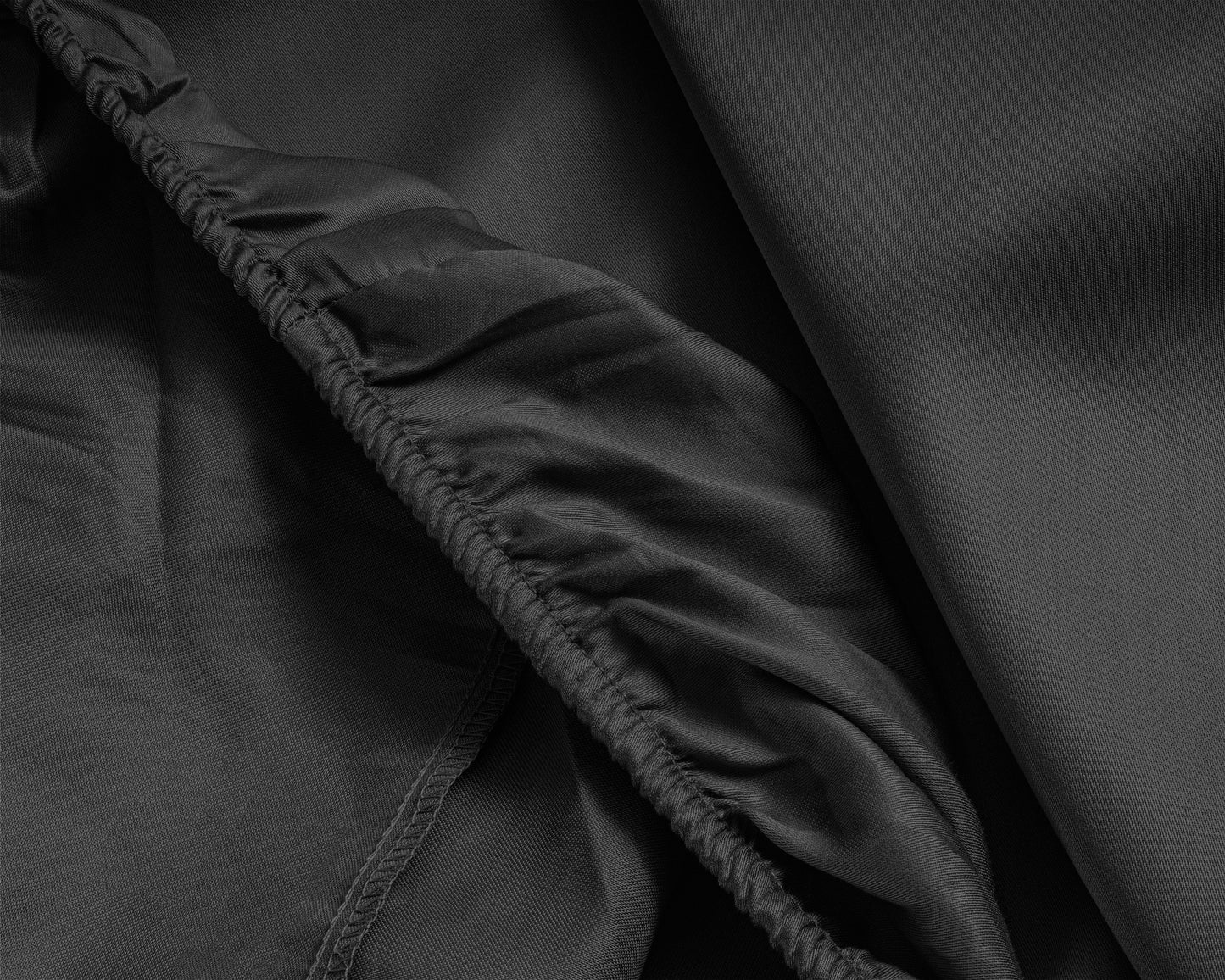 NordDream Satijnen Hoeslaken Zwart 1+1 GRATIS