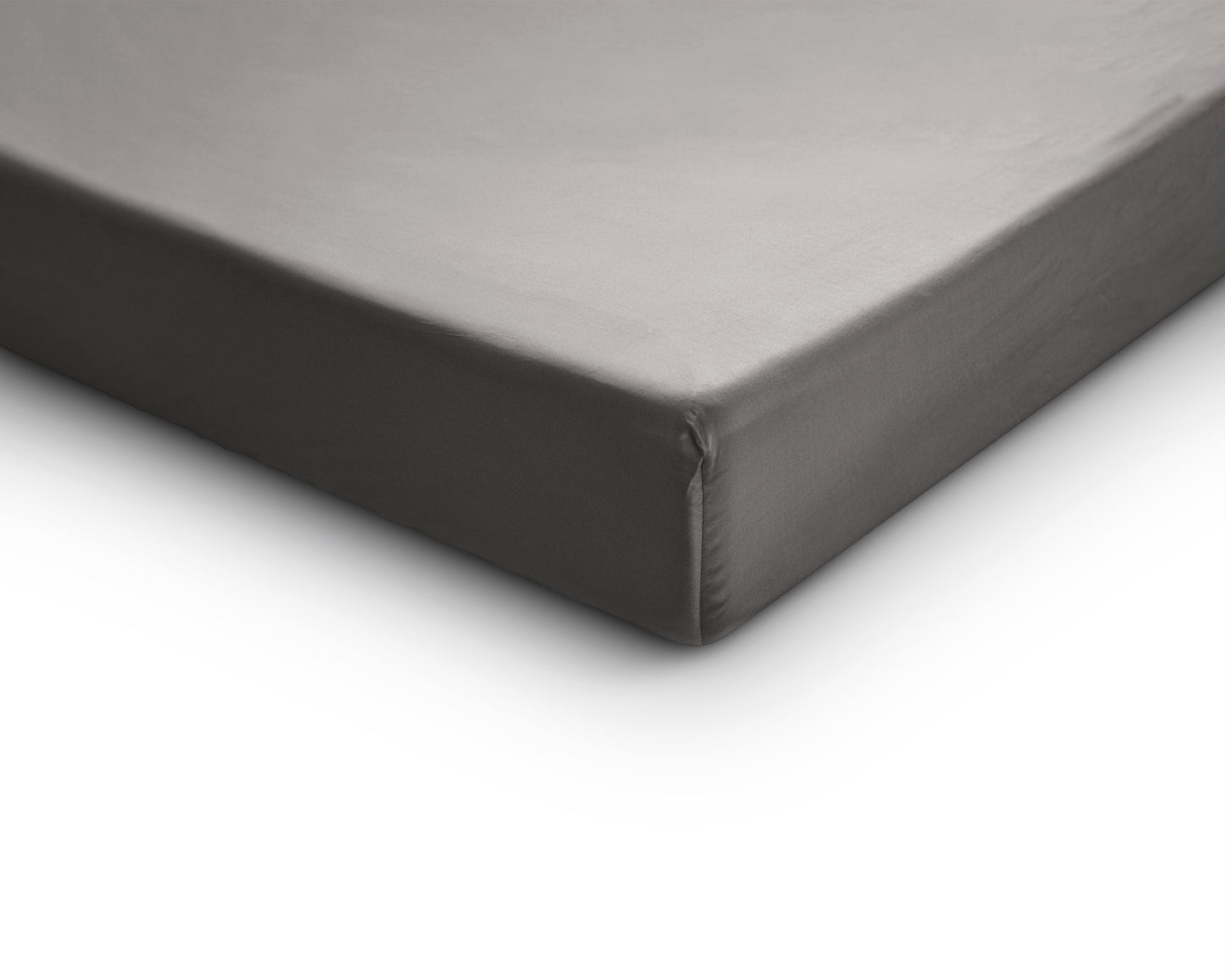 NordDream Satijnen Hoeslaken Grijs 1+1 GRATIS