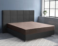 NordDream Satijnen Hoeslaken Taupe 1+1 GRATIS
