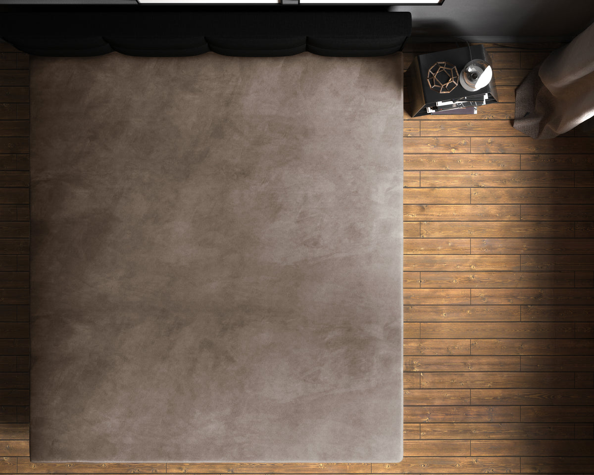 Velvet Hoeslaken Taupe