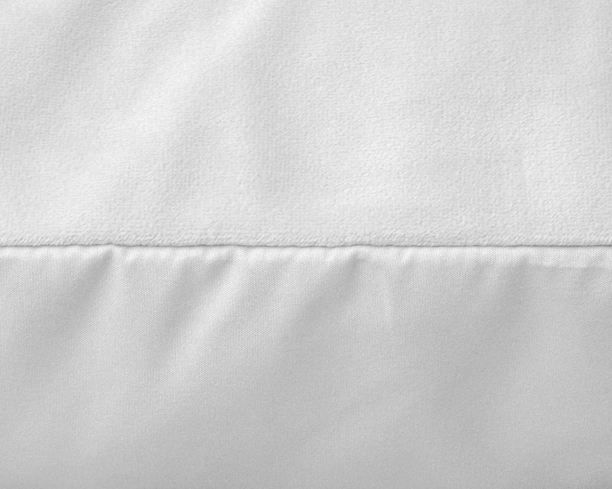 Velvet 2 in 1 kussenslopen Wit