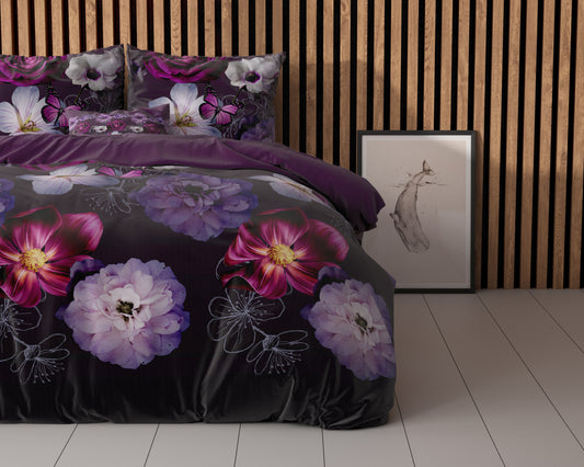 Dekbedovertrek Magic Flower Paars