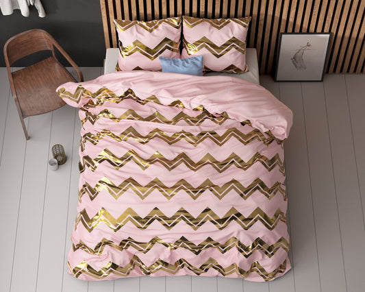 Dekbedovertrek Wave Roze