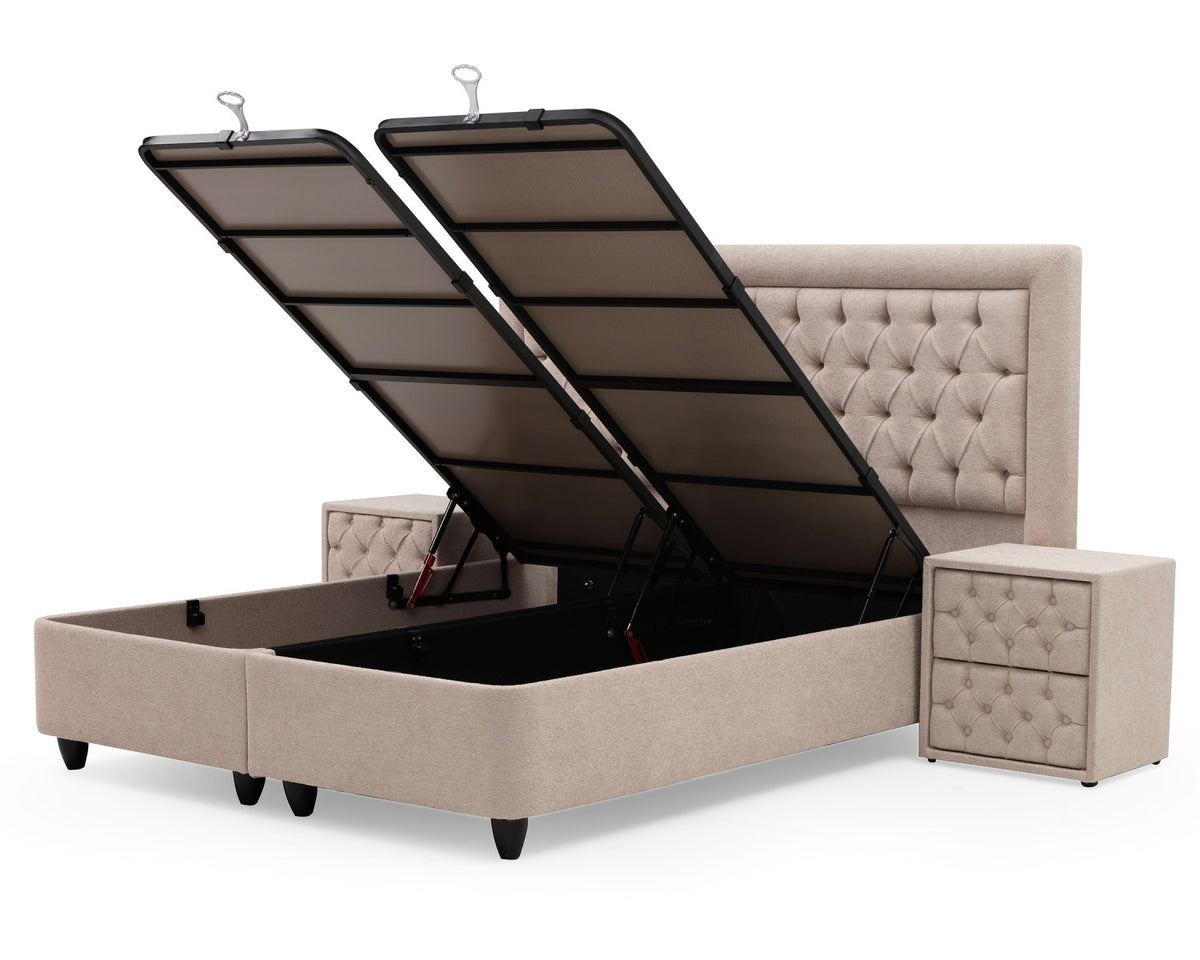 SKYBEDD® Boxspring met opbergruimte Oxybedd