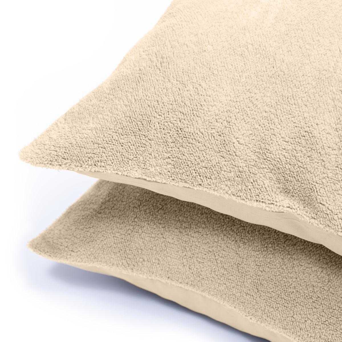 Teddy kussenslopen 2pack Taupe