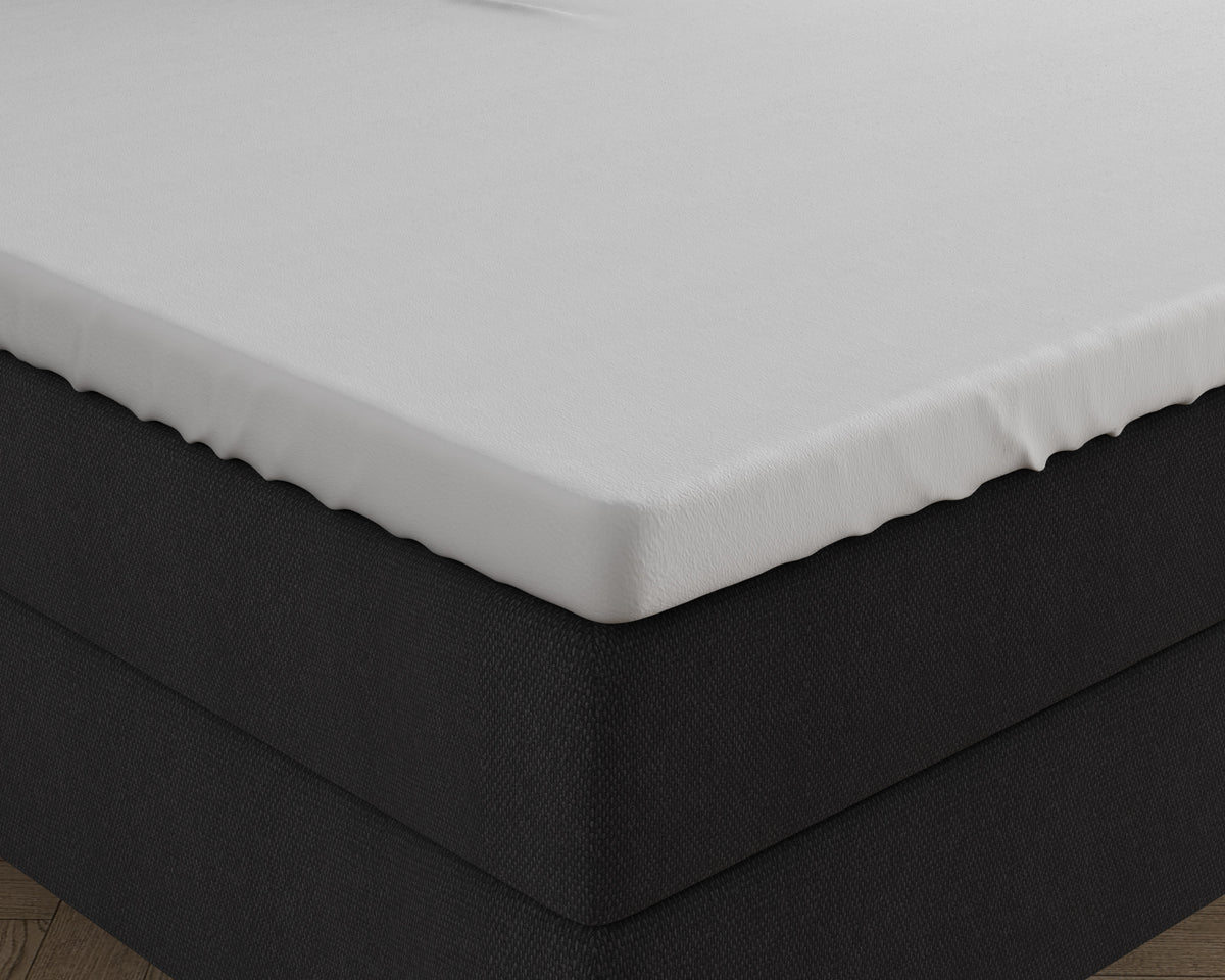 Dubbel Jersey 220 gr. Splittopper Hoeslaken Wit