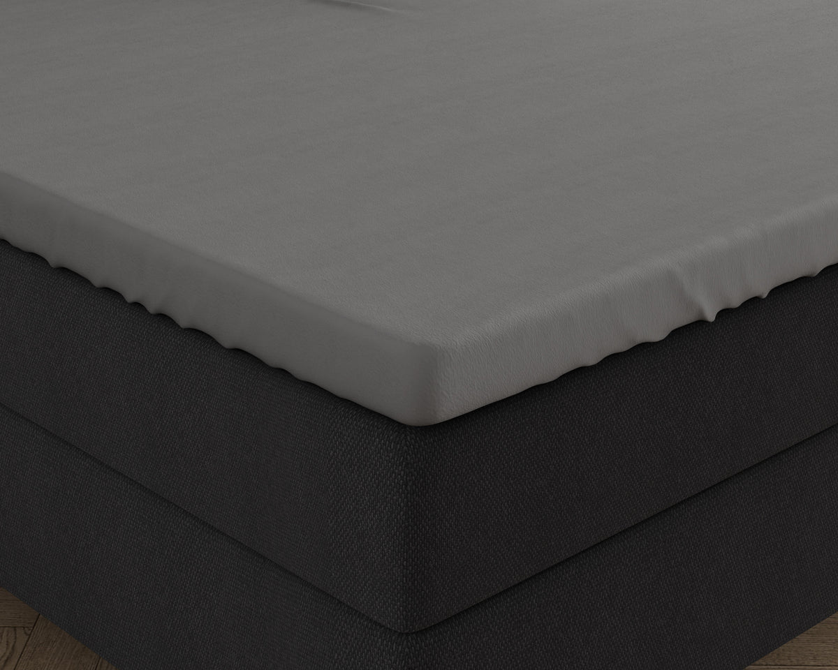 Dubbel Jersey 220 gr. Splittopper hoeslaken Grijs