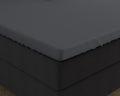 Dubbel Jersey 220 gr. Splittopper hoeslaken Antraciet