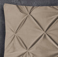 Velvet Pintuck 2pack kussenslopen Taupe