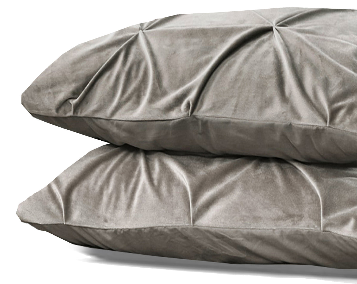 Velvet Pintuck 2pack kussenslopen Zand