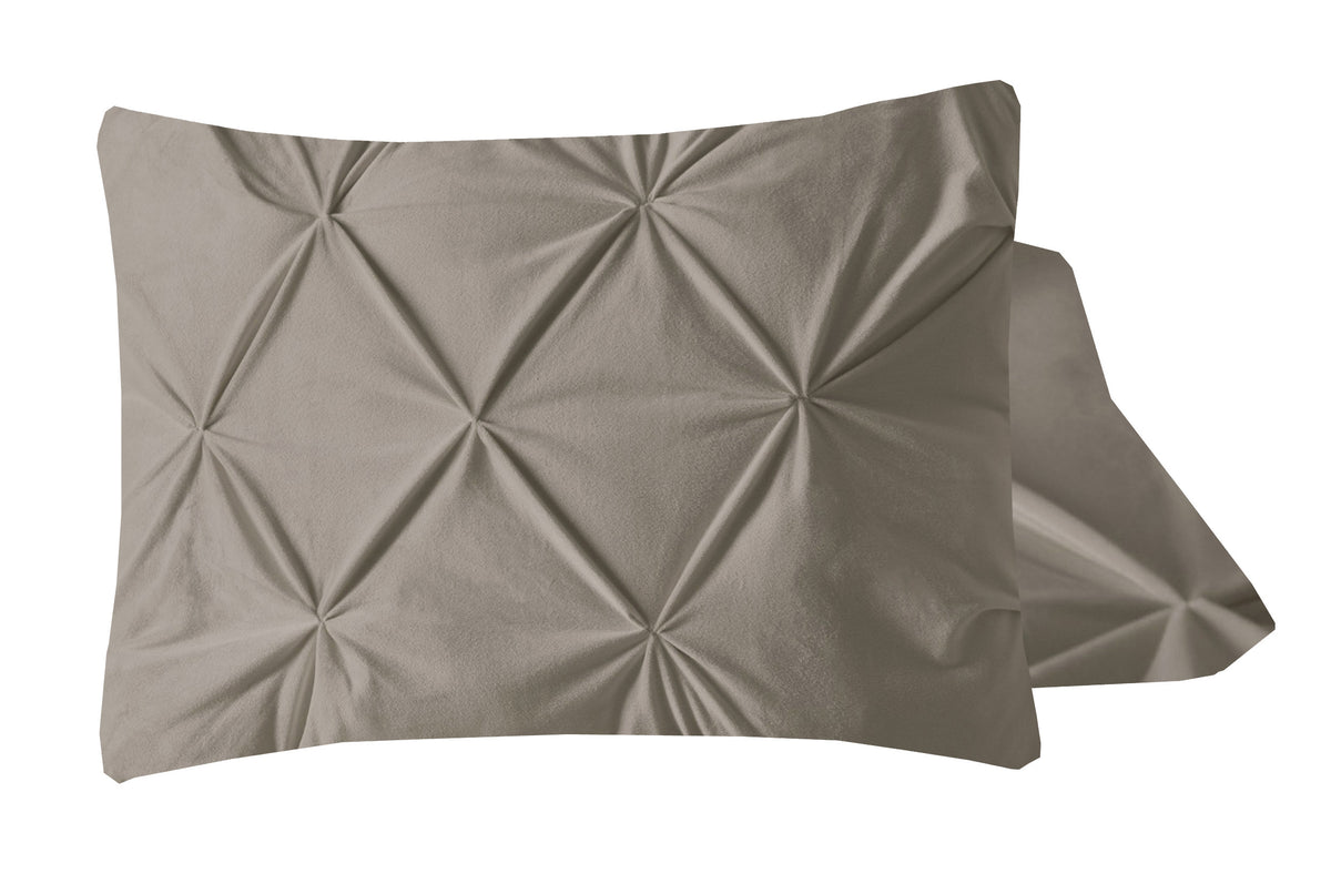Velvet Pintuck 2pack kussenslopen Zand
