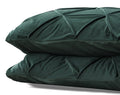 Velvet Pintuck 2pack kussenslopen Groen