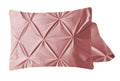 Velvet Pintuck 2pack kussenslopen Roze
