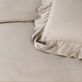 Dekbedovertrek Ruffles Taupe