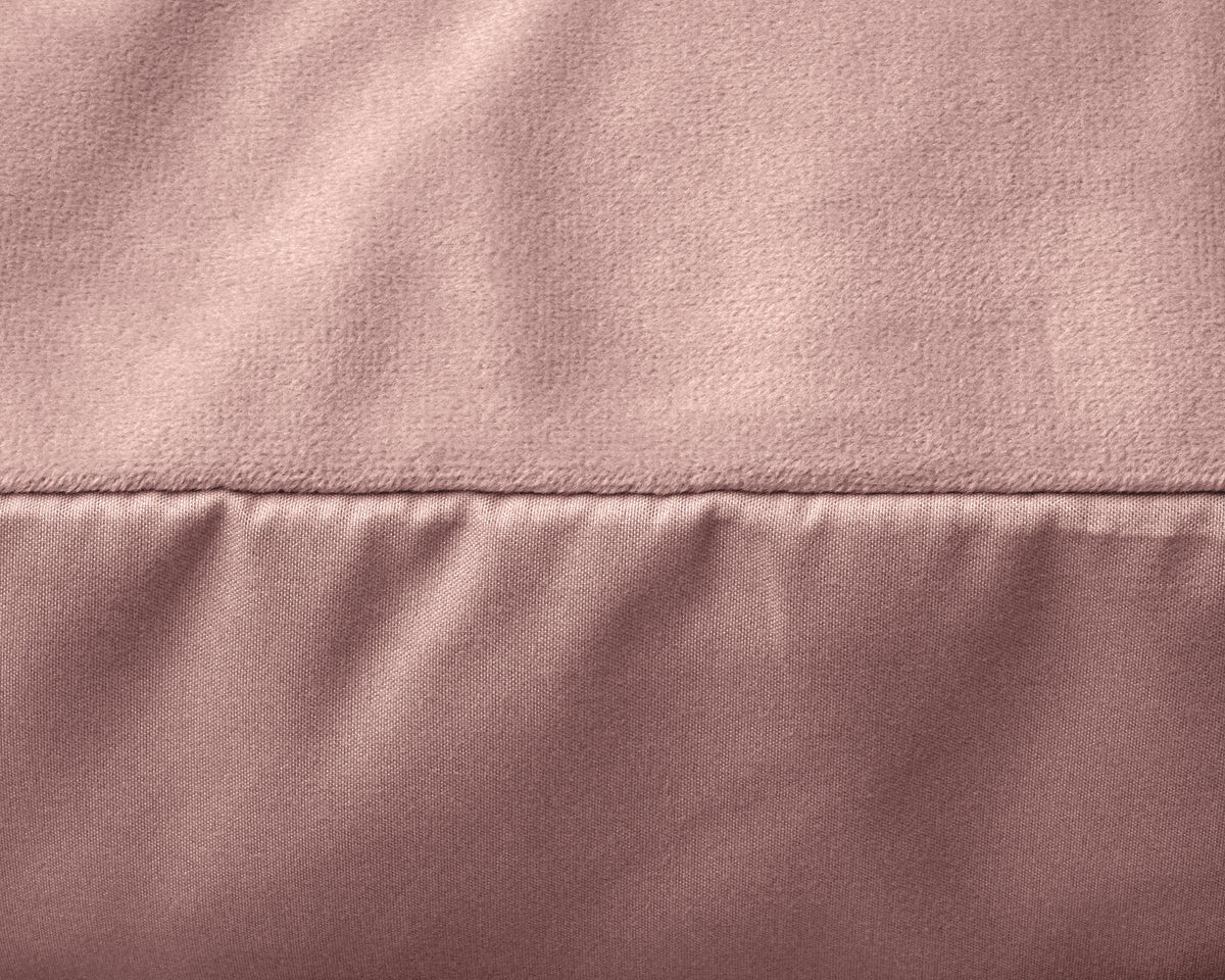 Velvet 2 in 1 kussenslopen Oud Roze