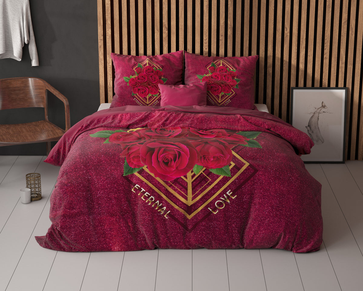 Dekbedovertrek Eternal love Rood