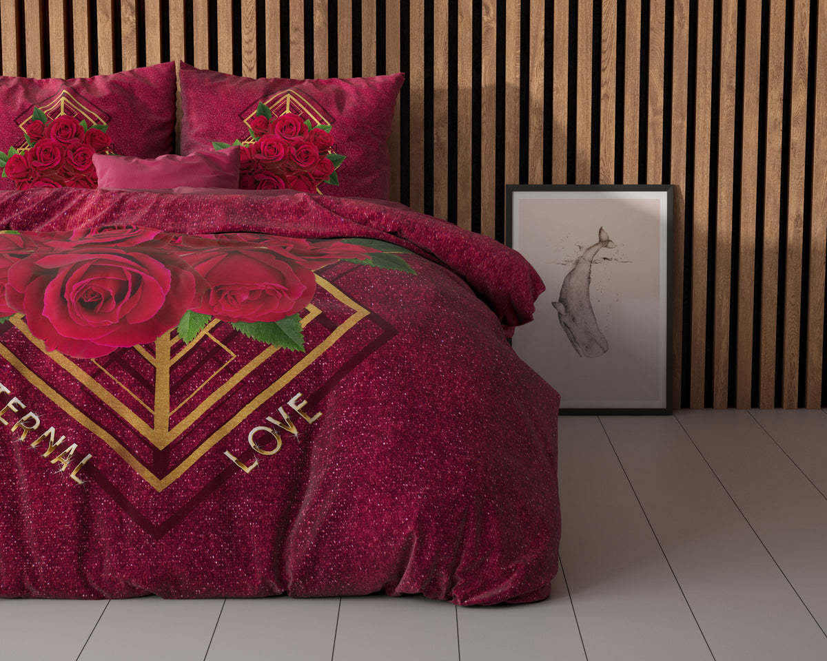 Dekbedovertrek Eternal love Rood
