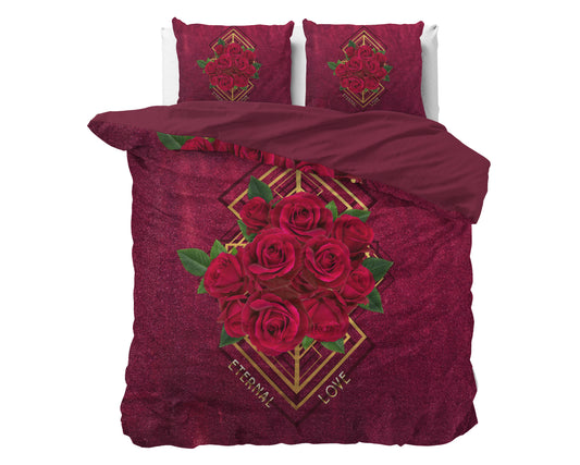 Dekbedovertrek Eternal love Rood