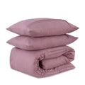 Dekbedovertrek Washed Tufted Oud Roze