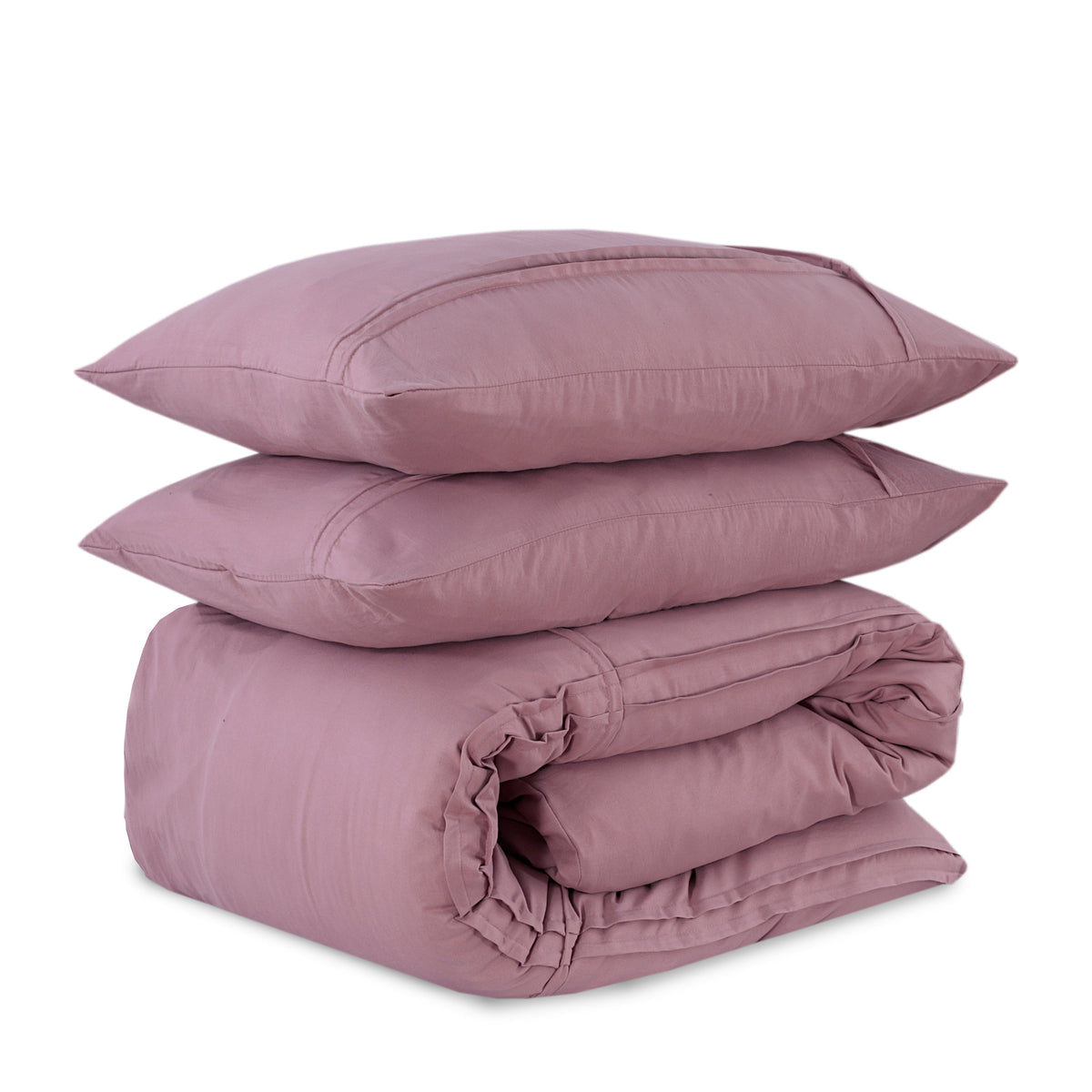 Dekbedovertrek Washed Tufted Oud Roze