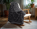 NordDream Torkkupeitto Pom Rabbit Fur Antrasiitti