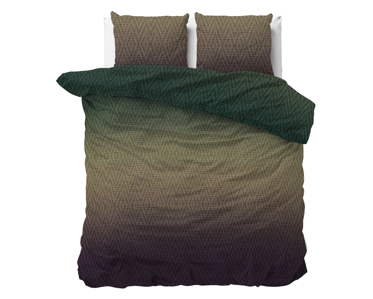 Dekbedovertrek Warm Knits Bruin