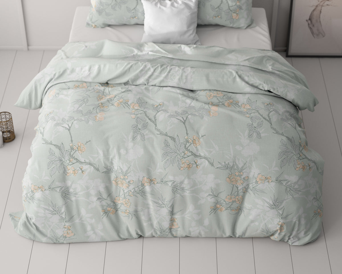 Dekbedovertrek Blossom Blauw
