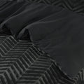 Dekbedovertrek Chevron Teddy Antraciet