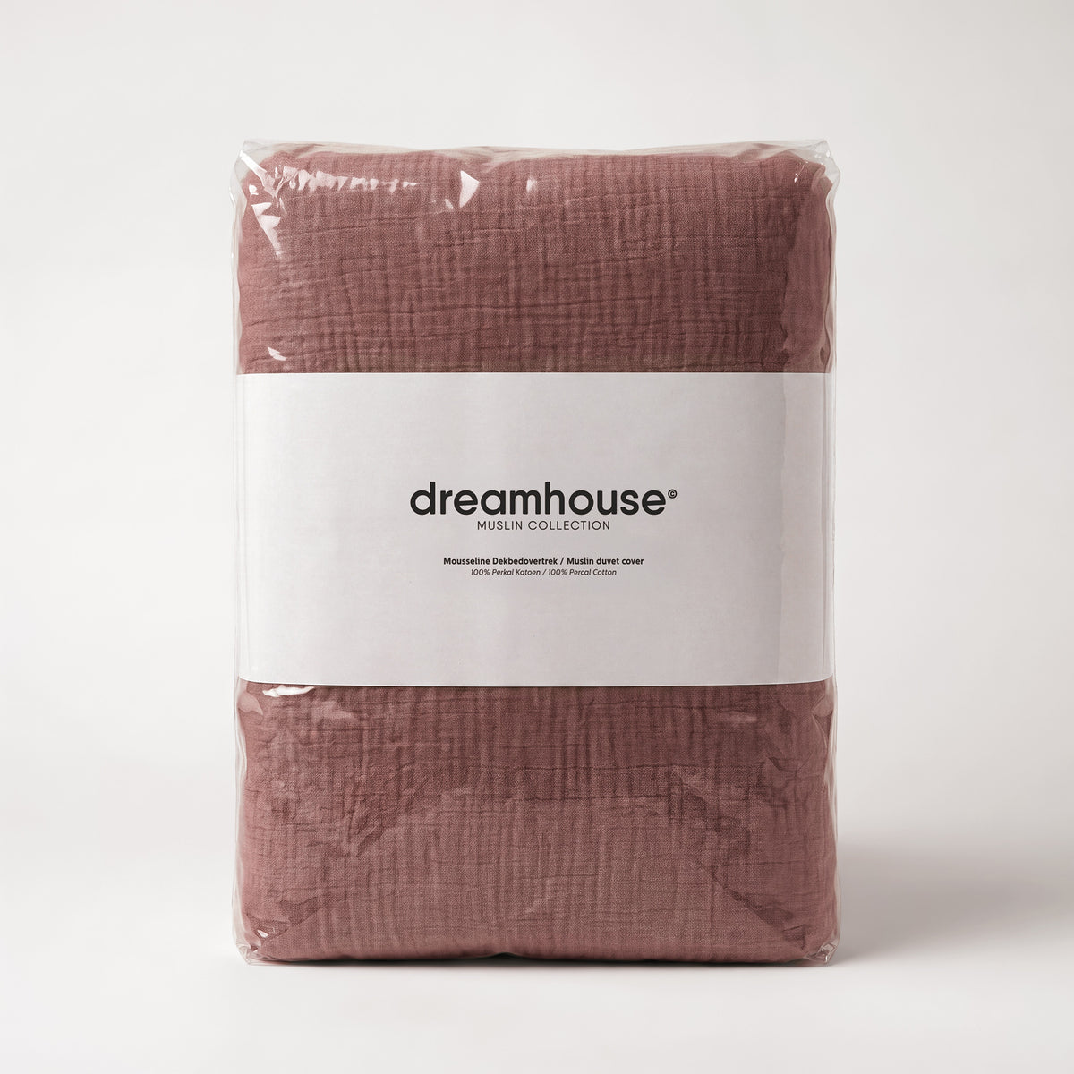 Dekbedovertrek Mousseline Rustic Oud Roze