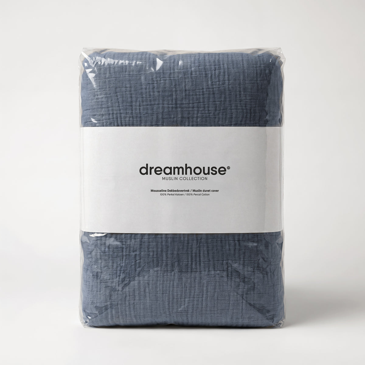 Dekbedovertrek Mousseline Midnight Blauw