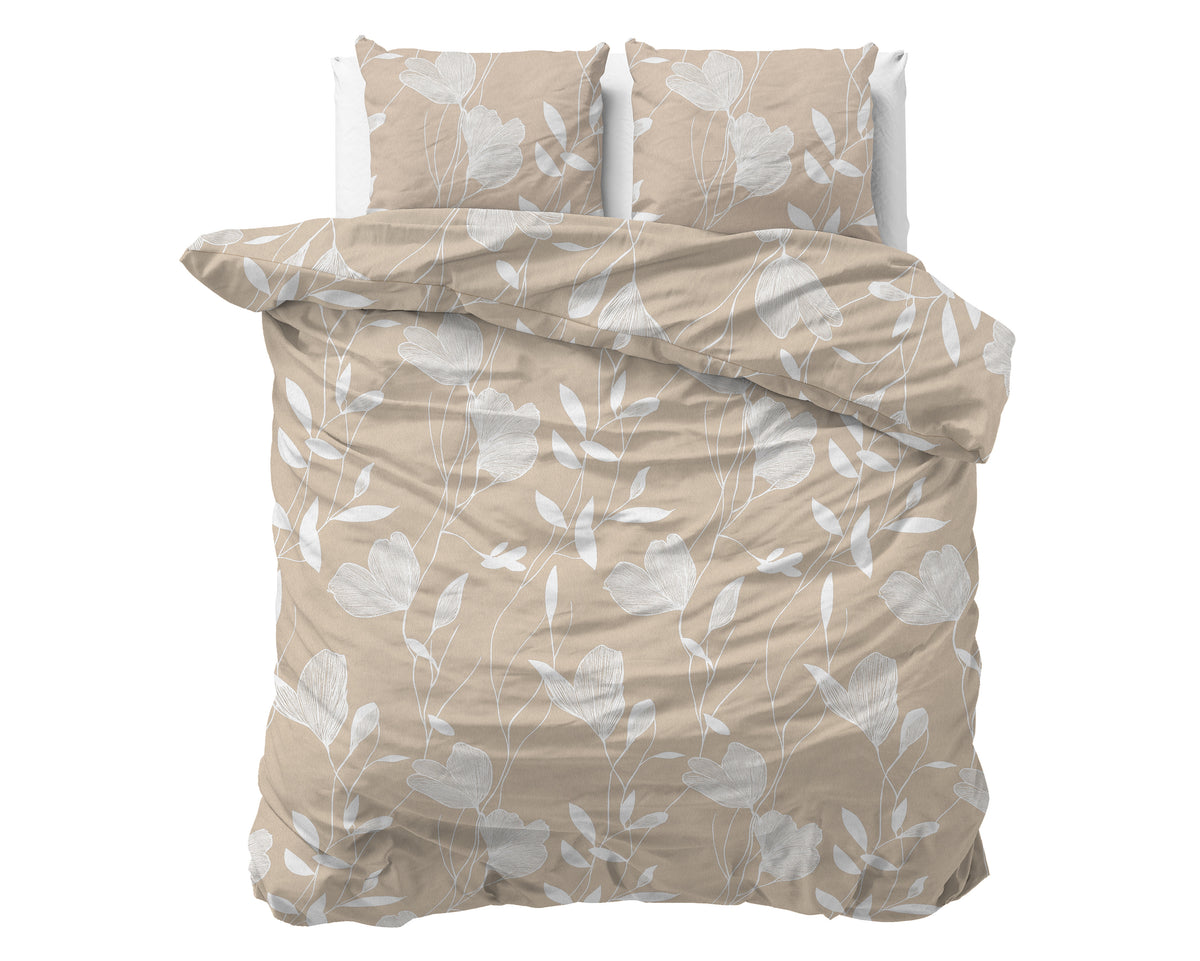 Dekbedovertrek Serenity Beige/Zand