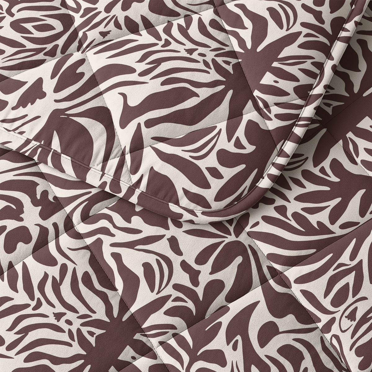 Denzo Lazy Dekbed Rood/Bruin Met Kussenslopen