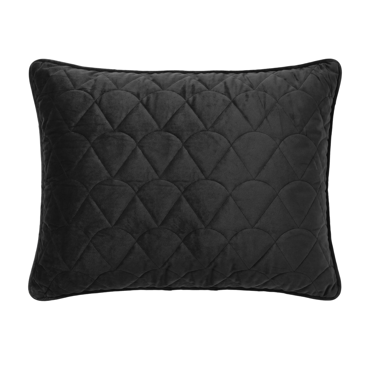 Lazy Dekbed Velvet Zwart Met Kussenslopen