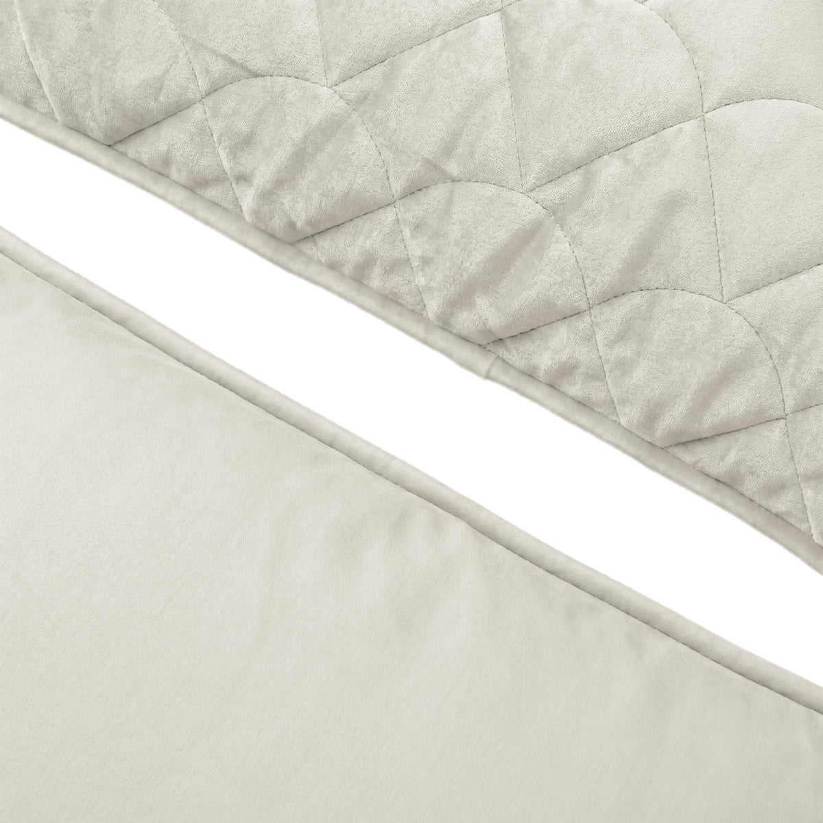 Lazy Dekbed Velvet Beige Met Kussenslopen