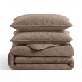 Lazy Dekbed Velvet Taupe/Bruin Met Kussenslopen