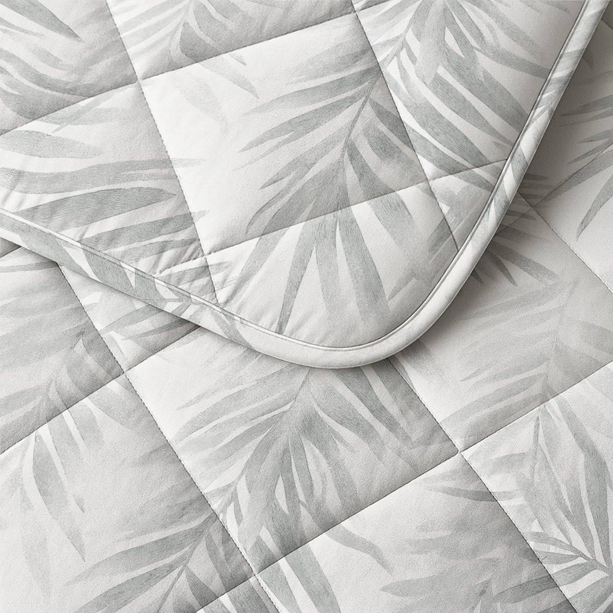 Dekbed Zonder Overtrek Vinto Wit/Grijs – Wasbaar, extra lang 220 cm