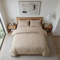 Dekbedovertrek Faux Fur Syon Taupe