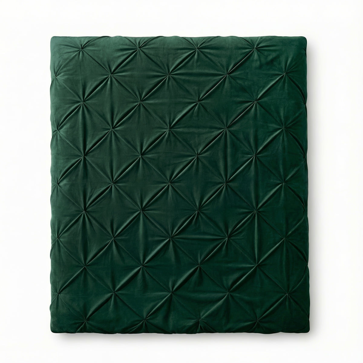 Dekbed Zonder Overtrek Velvet Pintuck Groen – Wasbaar, extra lang 220 cm
