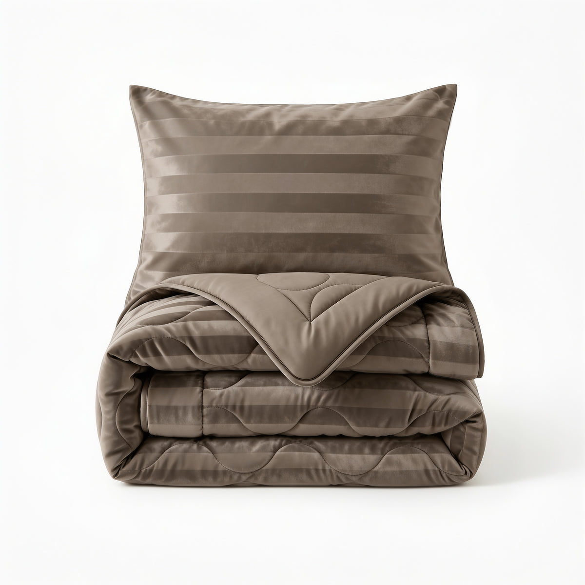 Dekbed Zonder Overtrek Hotel Velvet Taupe – Wasbaar