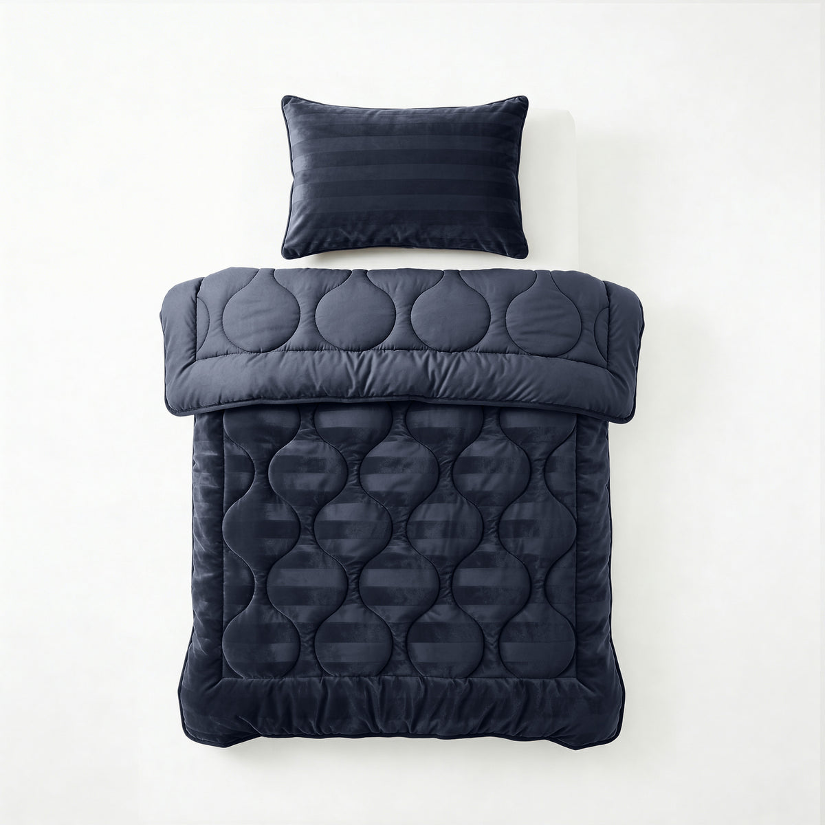 Dekbed Zonder Overtrek Hotel Velvet Navy – Wasbaar