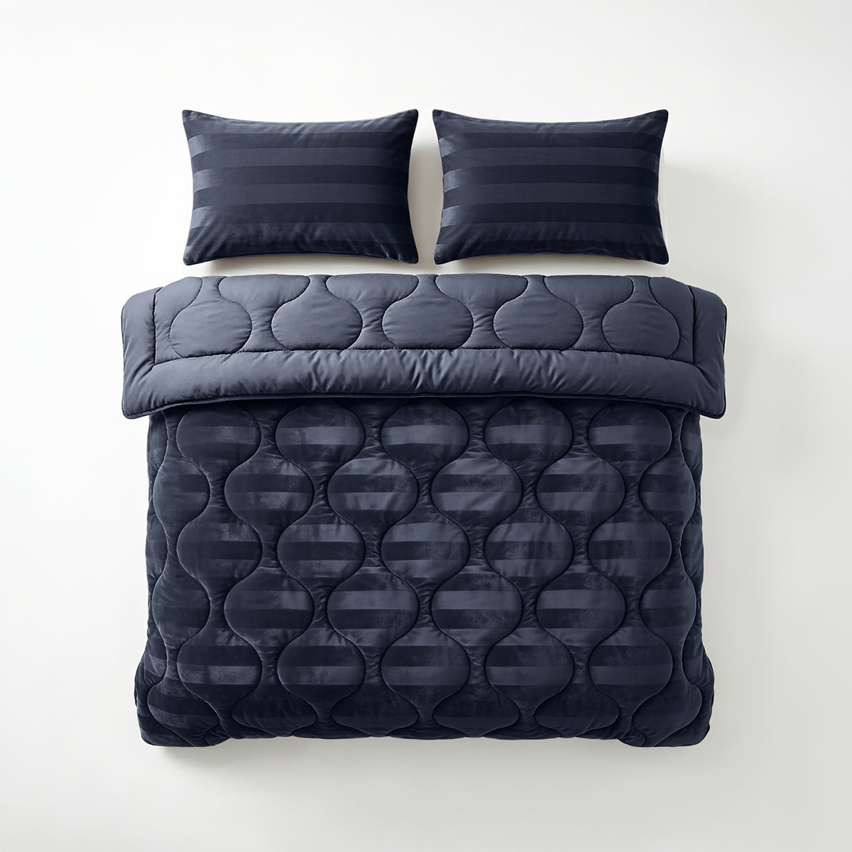 Dekbed Zonder Overtrek Hotel Velvet Navy – Wasbaar