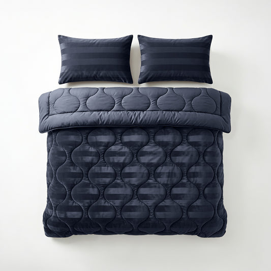 Dekbed Zonder Overtrek Hotel Velvet Navy – Wasbaar