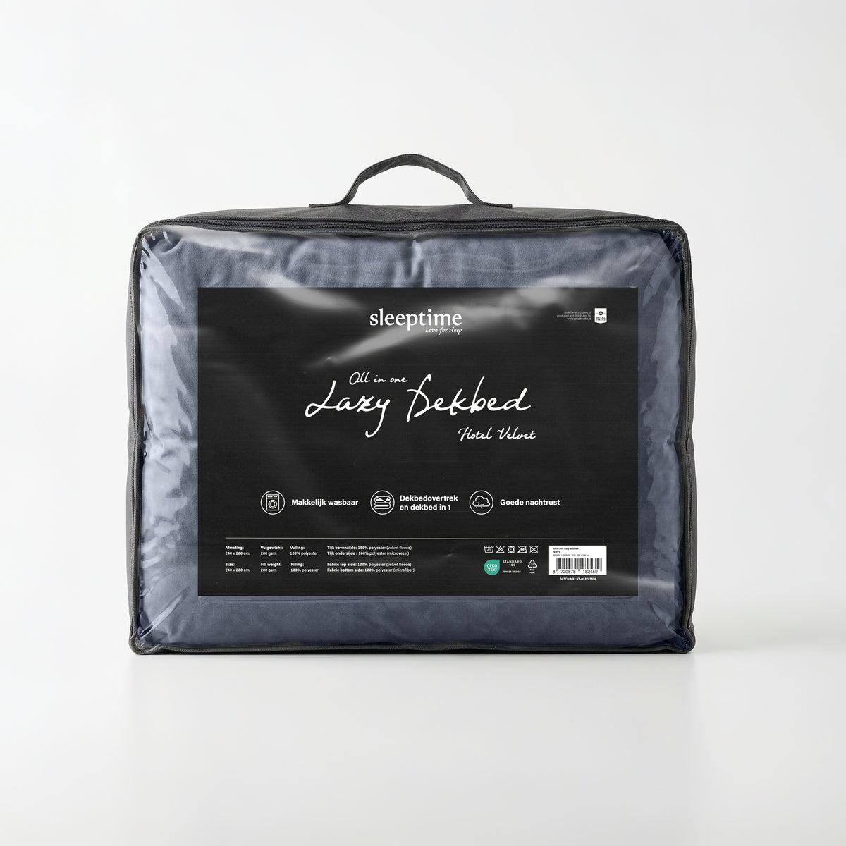 Dekbed Zonder Overtrek Hotel Velvet Navy – Wasbaar