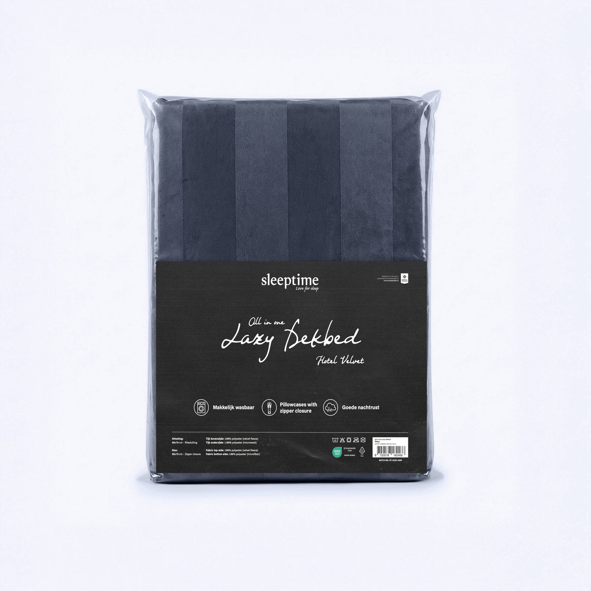NordDream Lazy Hotel Velvet Kussenslopen 2Pack Navy