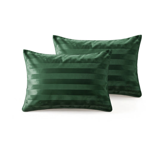 NordDream Lazy Hotel Velvet Kussenslopen 2Pack Donker Groen