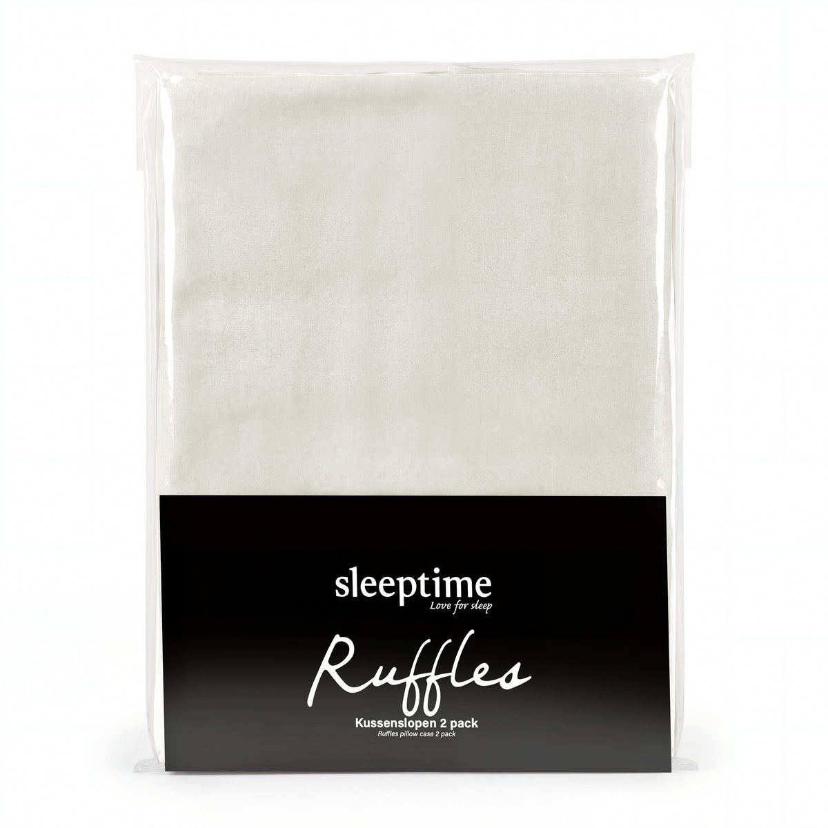 NordDream Lazy Ruffles Kussenslopen 2Pack Gebroken Wit